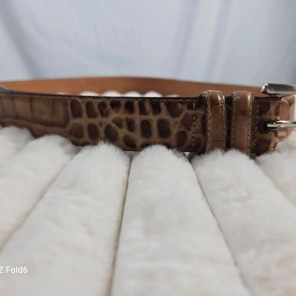 Unbranded Men's Brown and Tan Belt